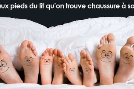 Jeux de mots avec pied.