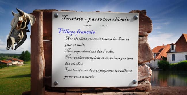 Les perles des touristes.