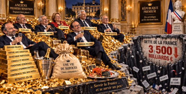 Anciens ministres des casseroles en or massif – un privilège INCROYABLE !